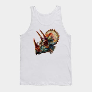 Triceratops with specs Tank Top